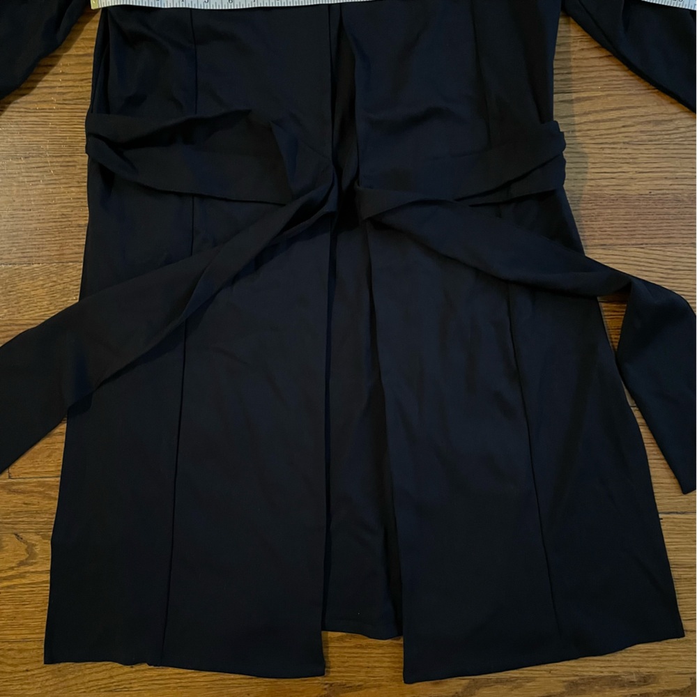 Seek No Further Elegant Black Wrap Cardigan - Picture 4 of 8